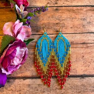 Western beaded Earring